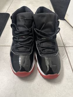 Jordan 11 Bred Authentic Men Size 13