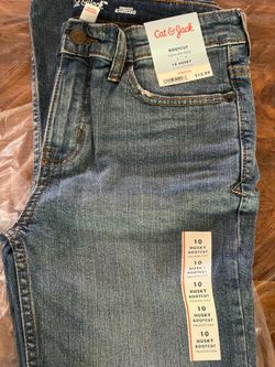 Boys boot cut size 10 husky cat & jack