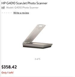 HP G4010 scanjet photo scanner