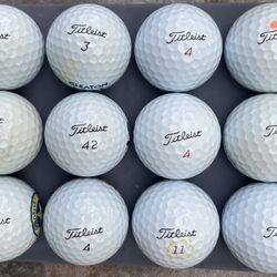 1 Dozen Titleist Golf Balls, ProV1 ProV1 X Mix