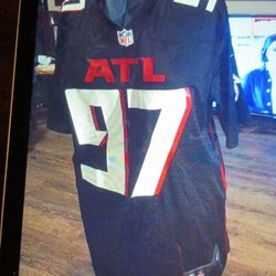 NIKE DRI- FIT NFL PLAYERS ASSOCIATION ATLANTA FALCONS #97.  GRADY JARRETT JERSEY SIZE LARGE