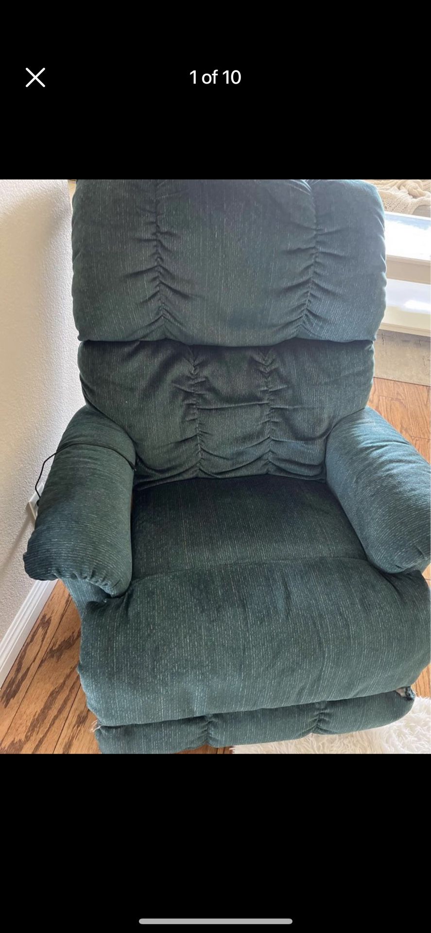 Green Rocking Recliner Chair