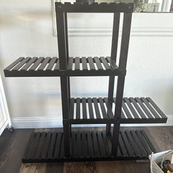 Wood Plant Stand 