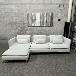 White Modern Sectional 