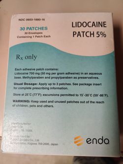Lidocaine Patches 5% 30 Count