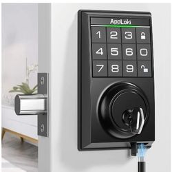 AppLoki Smart Lock, Electronic Keypad Deadbolt Keyless Entry Door Lock with Auto-Lock, 100 User Codes, Anti-Peeping Password, Easy to Install and Prog