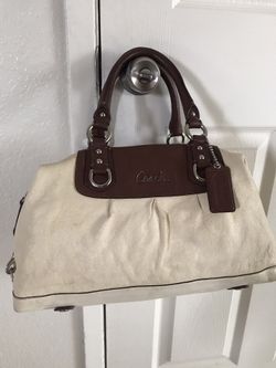 Coach lady handbag.