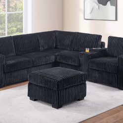 Sectional Sofa With Ottoman