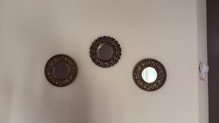 Modern Brown-Gold Hanging Home Decor Set
