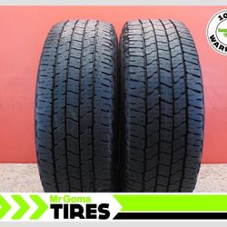 2 GOODYEAR WRANGLER FORTITUDE HT LT245/70R17  USED TIRES 9.0/32 TREAD 119/116R * PRODUCTION  YEAR 2022 * INSTALLATION INCLUDED *