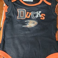 Anaheim DUCKS newborn Onesies