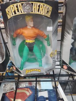 Super Heroes figures Aquaman, Green Lantern