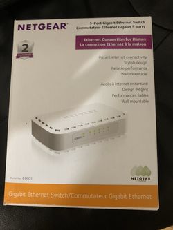 Net gear 5 port Ethernet switch