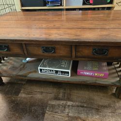 Sturdy Wooden Coffee Table