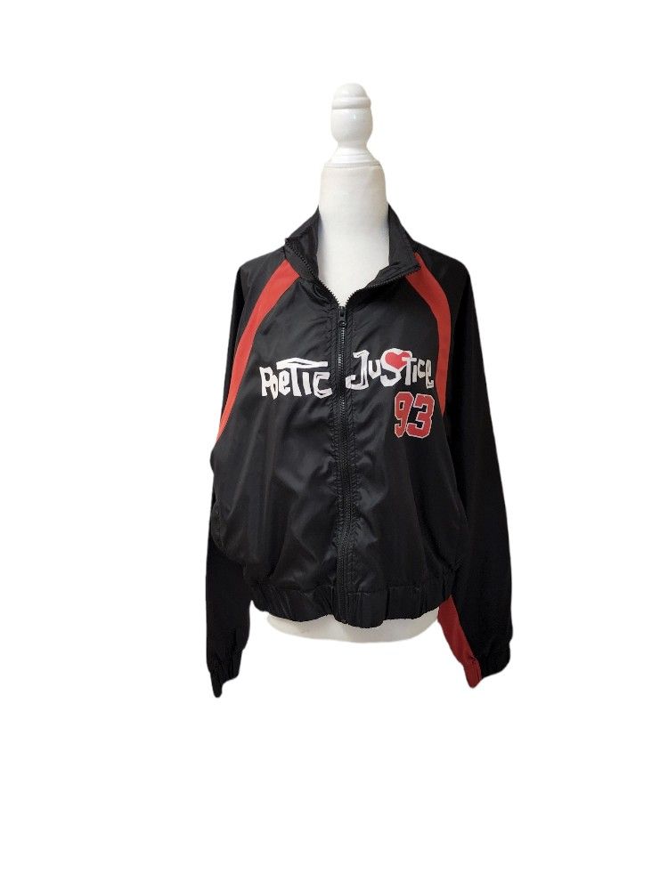 Chemistry Poetic Justice Windbreaker Jacket
SIZE large Black/Red Doublesided