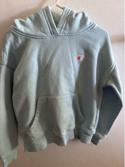 Champion baby blue hoodie