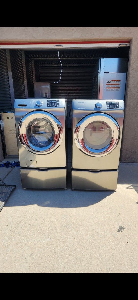 Samsung Steam Washer And Dryer Set
