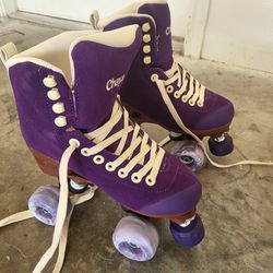Purple Rollerskates Size 7