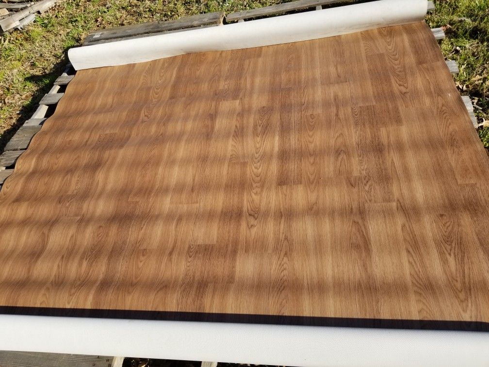 3 Rolls Of Vinyl Sheet Flooring