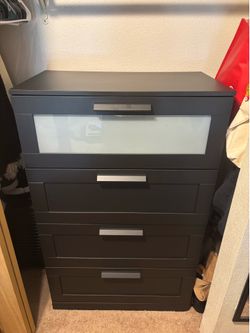 Black 4 drawer dresser