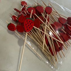 Fruit Skewers Strawberry Theme 