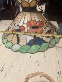Tiffany-Style Stained Glass Pendant Lamp Shade