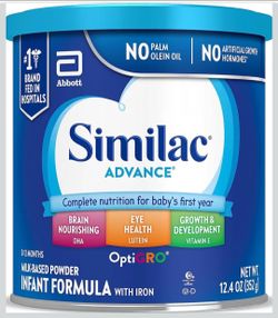 Similac Advance Infant Formula 0–12
