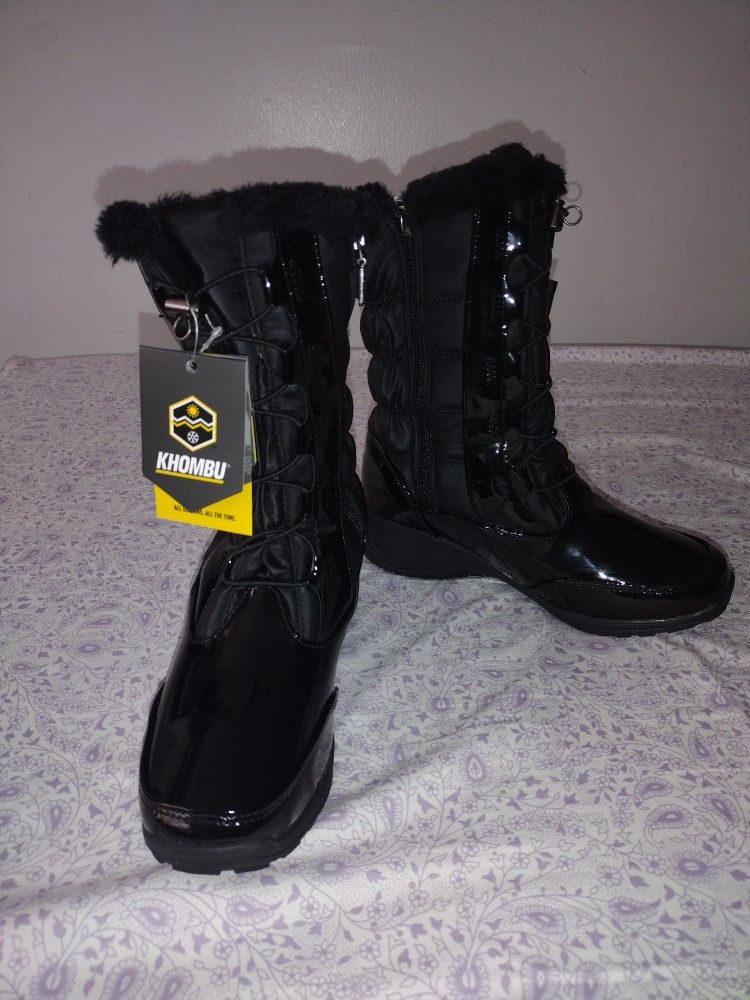 Khombu Women's Snow Boots Size 8M