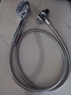 Handheld Shower Head with Hose and shower transfer bench
