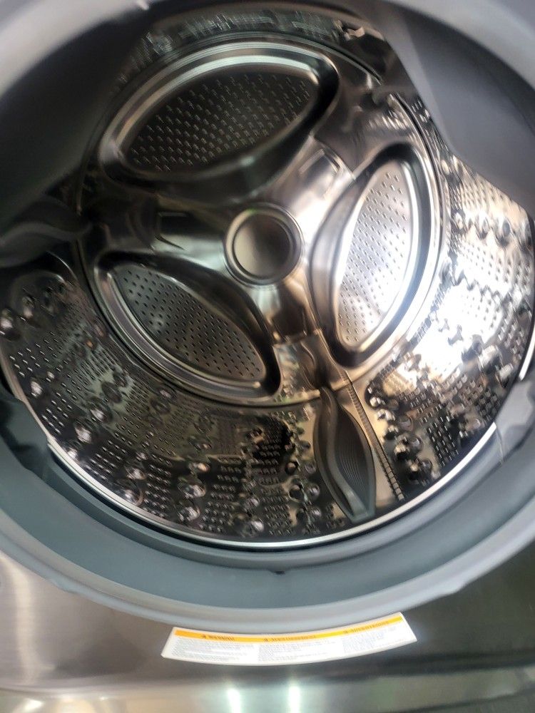 ♨️♨️LG SET STEAM WASHER END ELECTRIC JUMBO STAINLEES STEEL