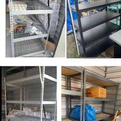 5-Shelf Heavy Duty Ajustable Shelving Unit Garage Shelves  