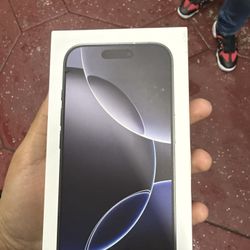 Sealed In Box Unlocked Iphone 16 Pro 256 Black 