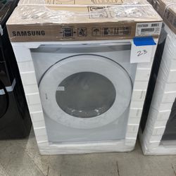 Electric Dryer With Sensor Dry In White