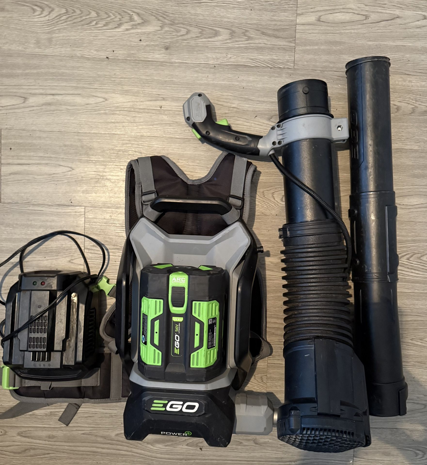 EGO Power+ 56V Backpack Leaf Blower w/ 7.5Ah Battery & Charger
