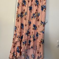 Medium Charlotte Russe Ruffle Maxi Skirt 