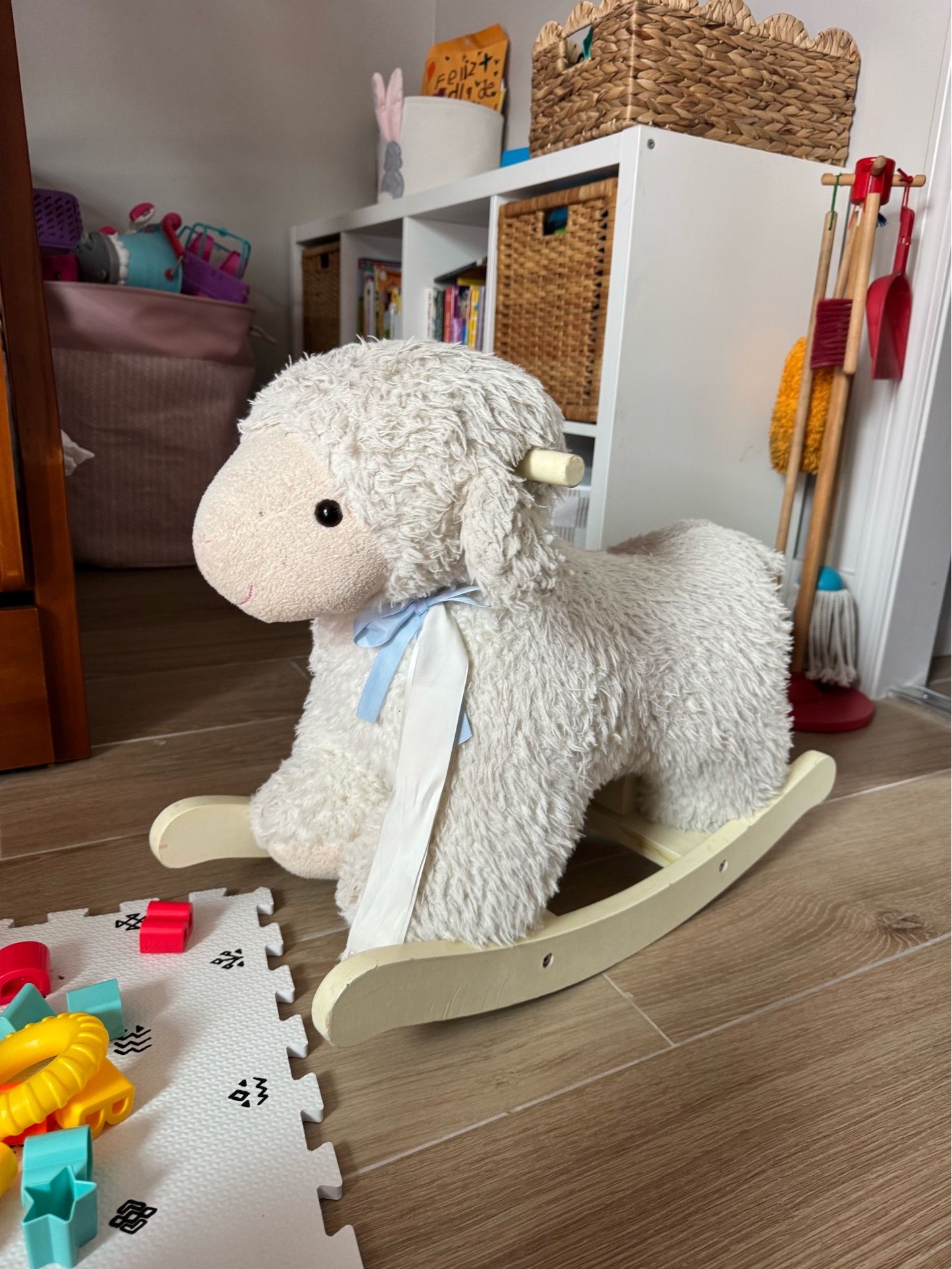 Lamb rocking horse