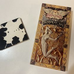 Aerosmith - Pandora's Box CD Box Set + Get A Grip(Limited Edition-Rare Cowhide Cover CD)