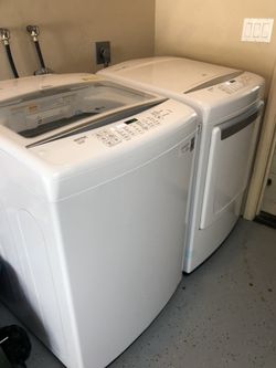 New LG washer & dryer