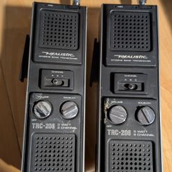 Realistic 3 Way Walkie Talkies