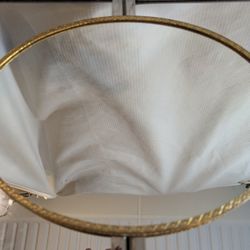 Vintage Gold vanity mirror tray Matson? 