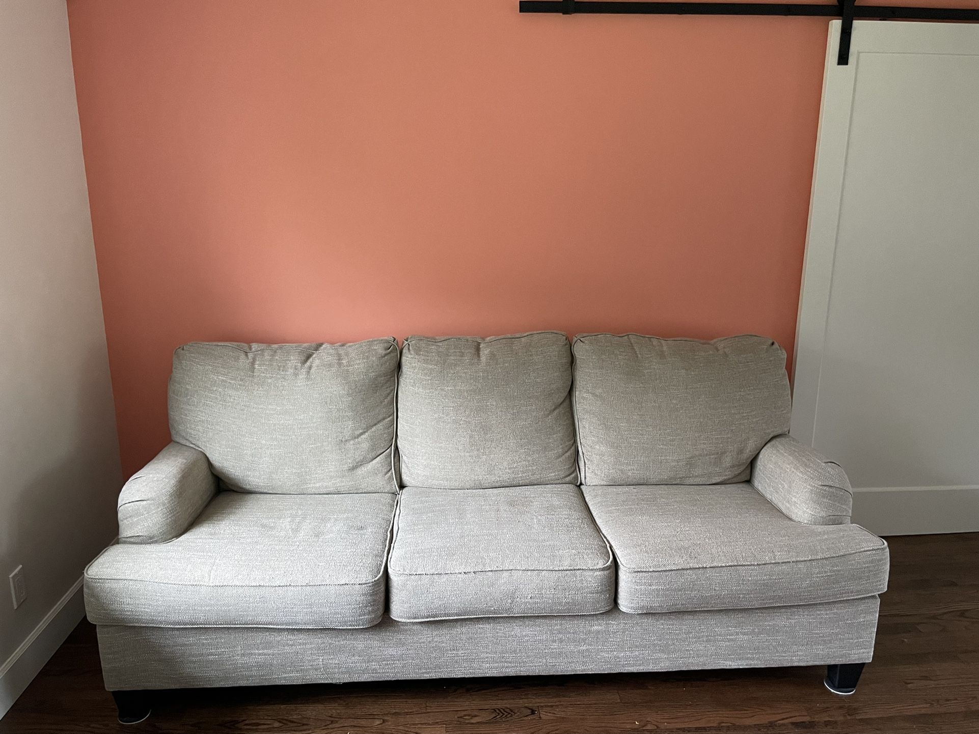 4 Person Beige/grey Couch