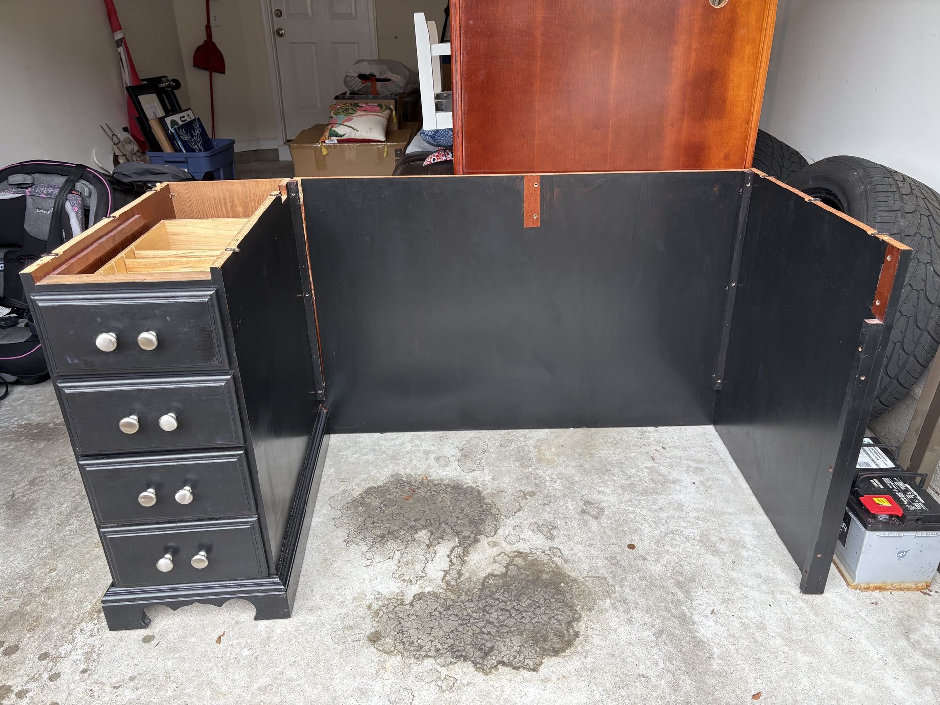 Desk, Chair and Side Unit FREE