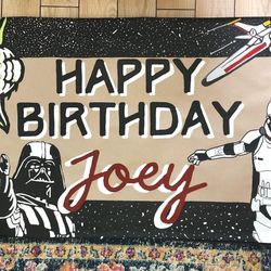 Hand-Painted Party Banners, Decorations 