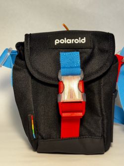 Polaroid Chic Black Multicolor Go Camera Bag with Insulated Pocket