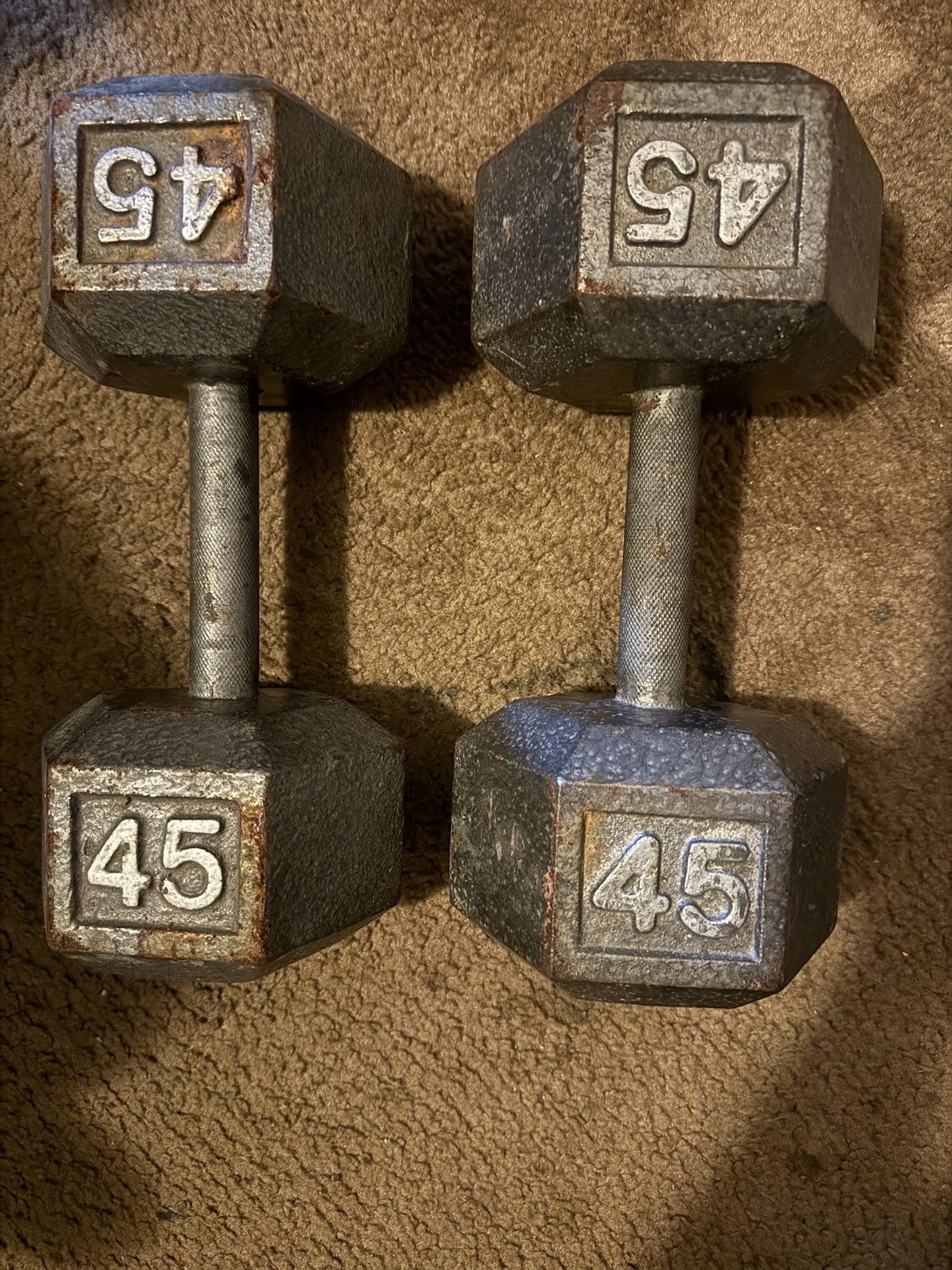 45lb Dumbbells Weight