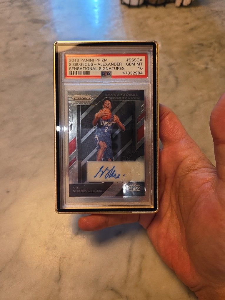 2018 Shai Gilgeous ALEXANDER MVP Rookie Auto Psa 10