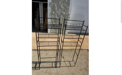 2 Bronze Over-the-Toilet Bathroom Shelves – 3 Tier Space Savers
