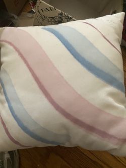 Small Blue/Pink/ Purple Pillow