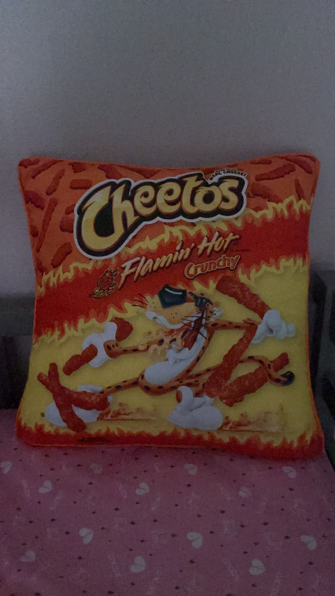 Hot Cheeto Pillow
