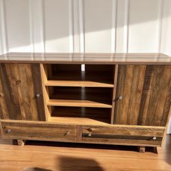 TV Stand Solid Wood Media Cabinet 64x36x19.5 in Credenza Buffet 